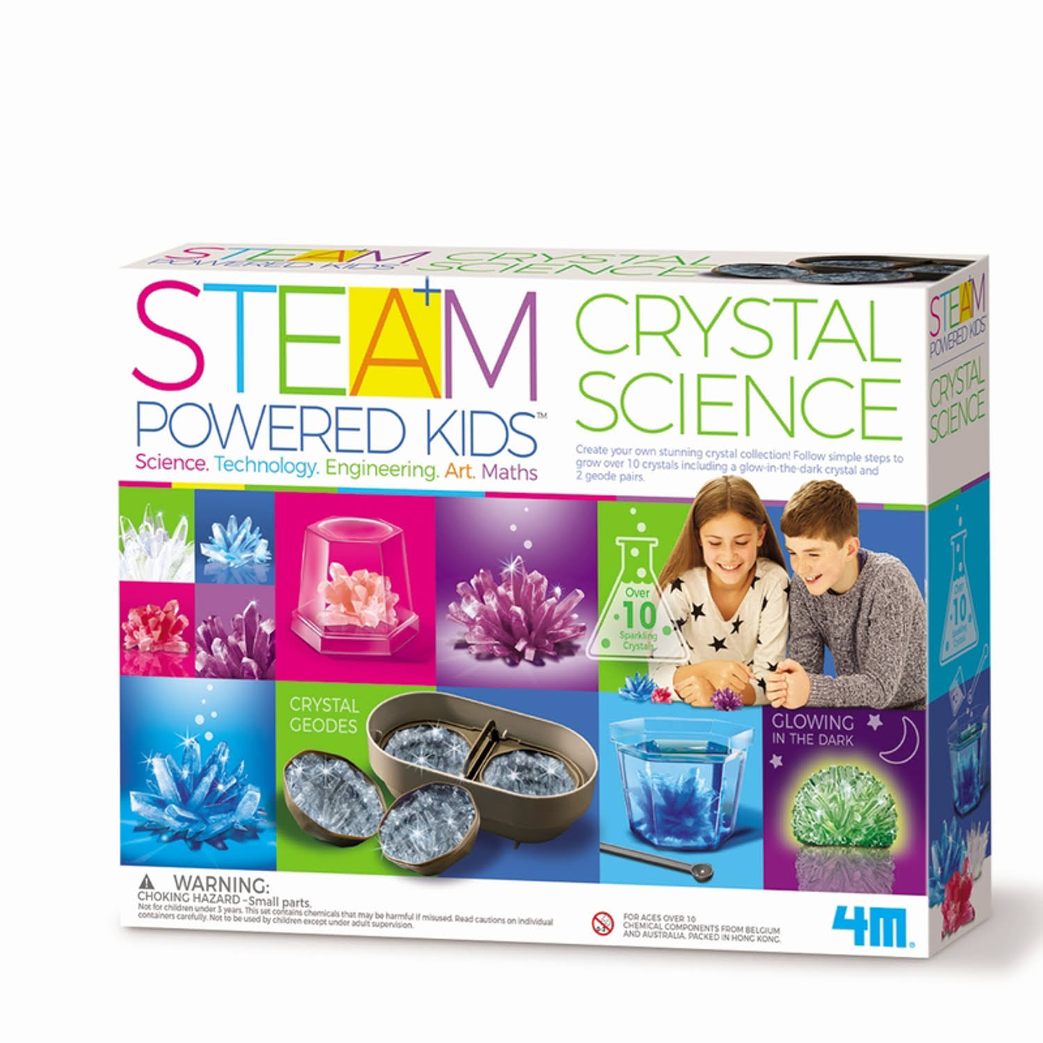 Toysmith Steam Powered Kids Crystal Science Kit