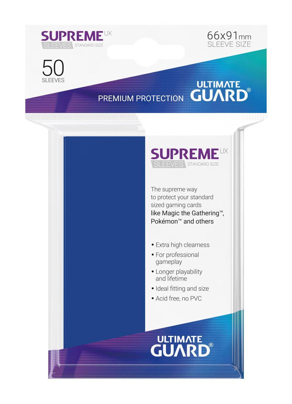 Ultimate Guard Sleeves Supreme Ux Blue 50Ct