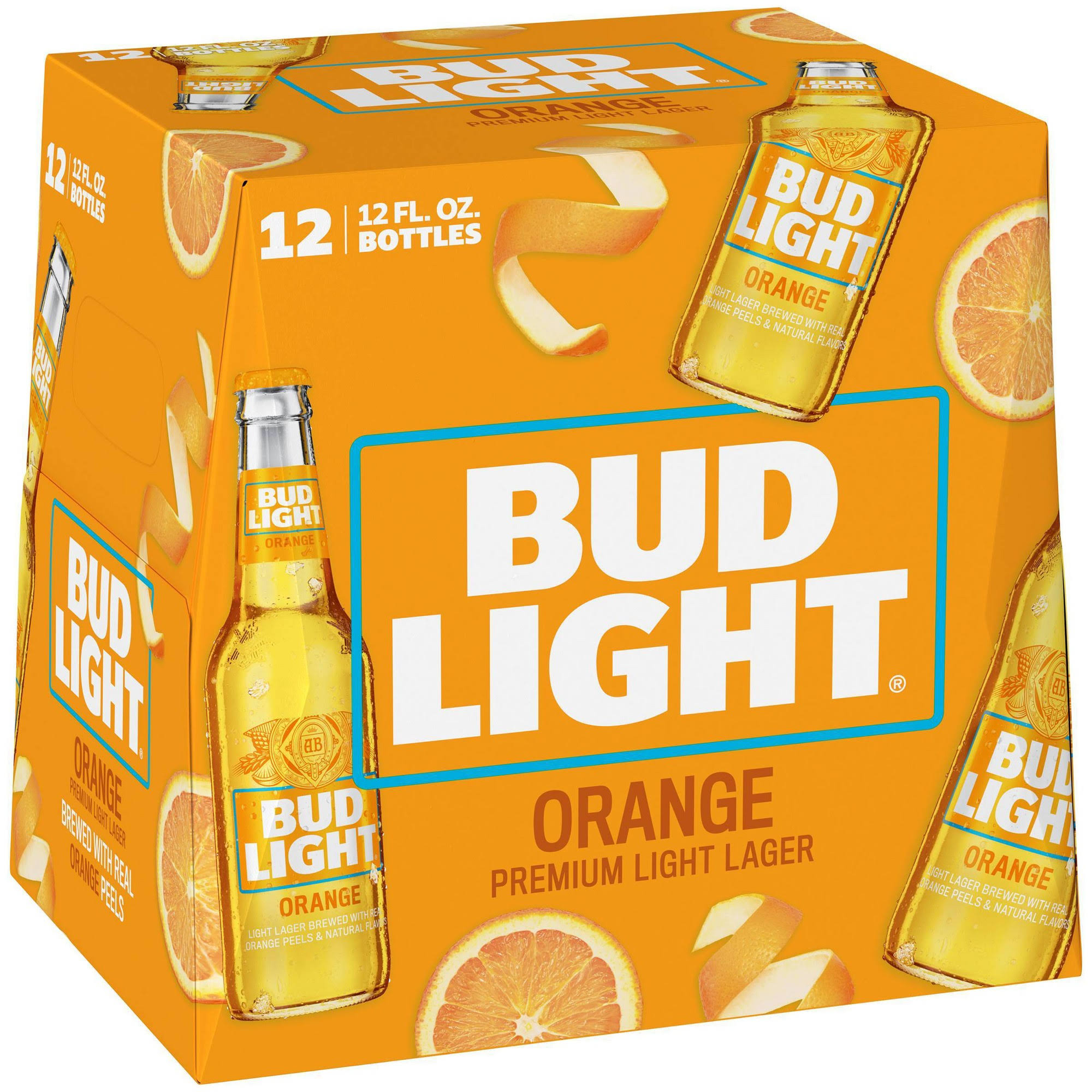 Bud Light Lager - Orange, 12oz, 12ct