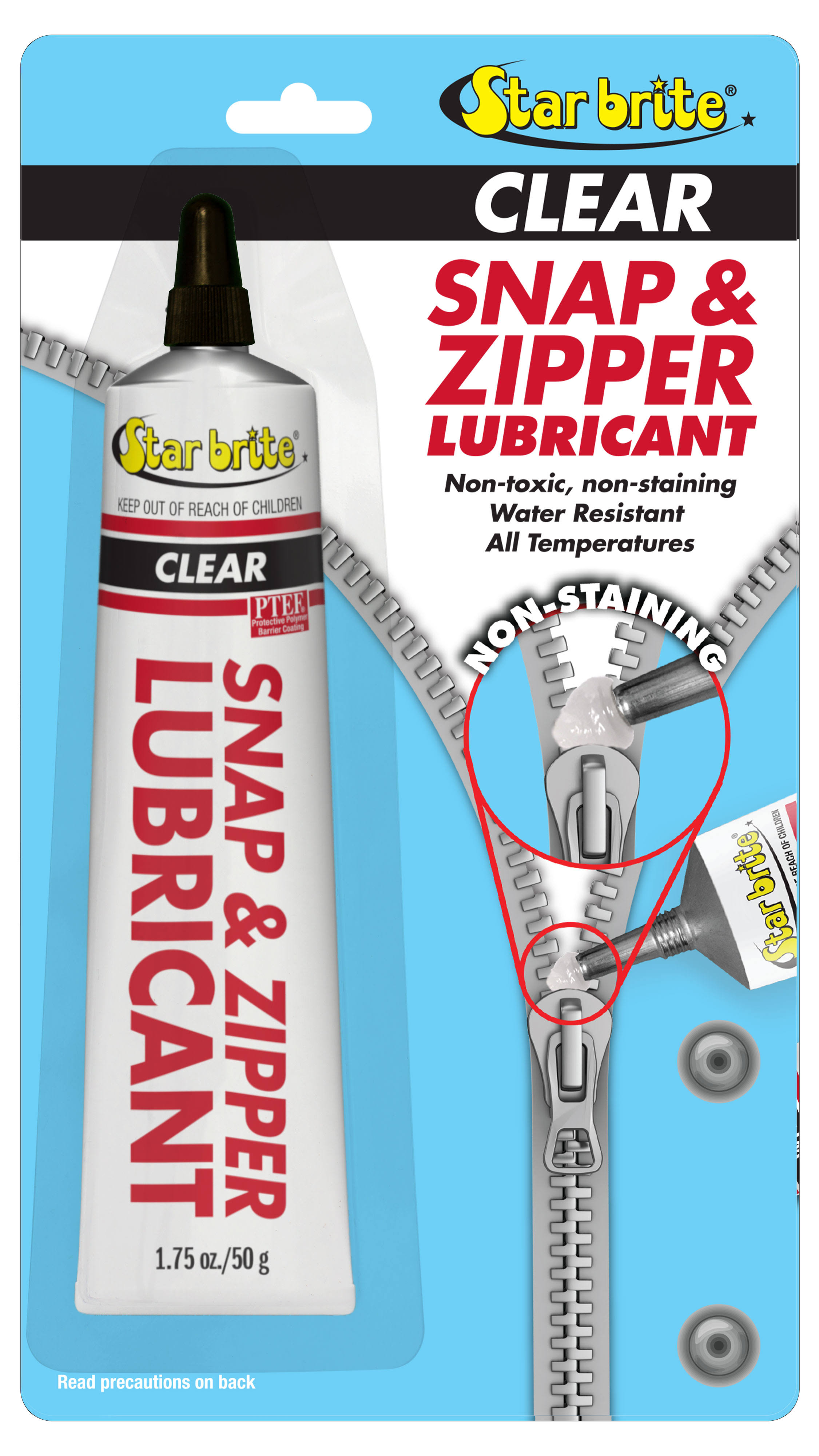Star Brite Snap & Zipper Lubricant - White