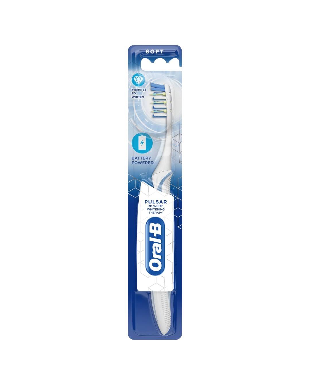 Oral B Pulsar 3D Whitening Therapy Manual Toothbrush - White