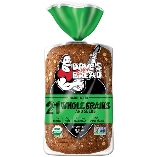 Dave's Killer Bread 21 Whole Grains and Seeds Organic Bread - 27oz