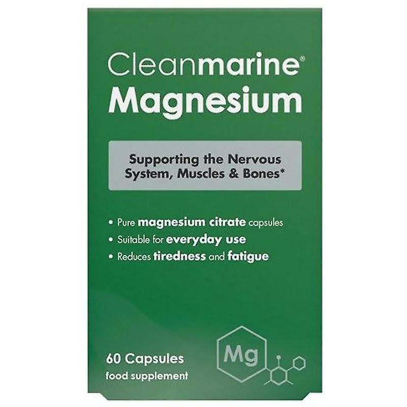 Cleanmarine Magnesium 200mg Capsules 60