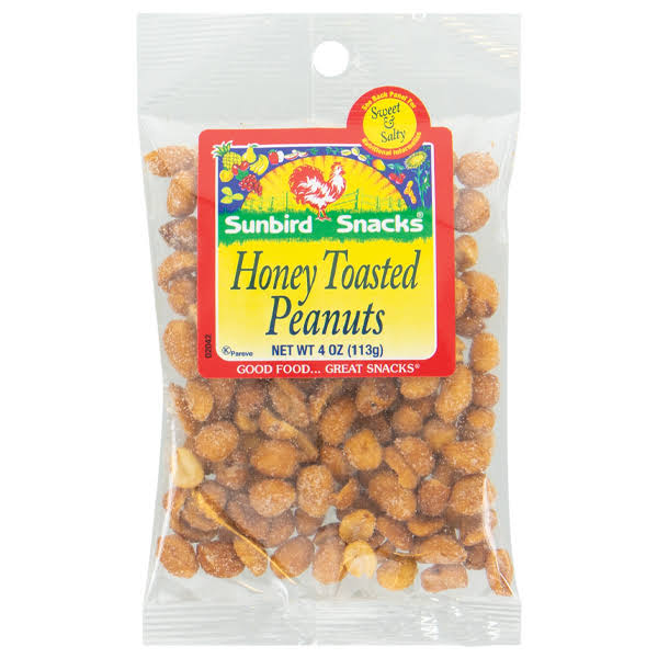 Sunbird Snacks - Honey Toasted Peanuts - 12ct Box