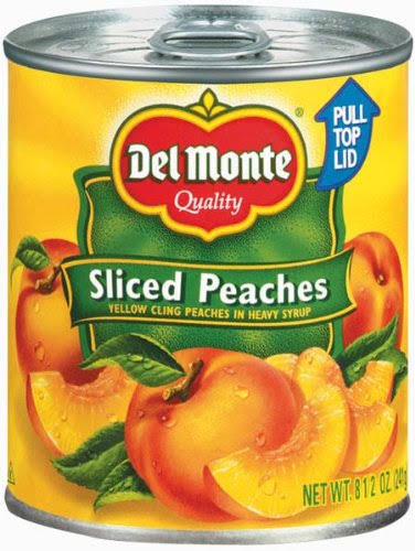 Del Monte Sliced Peaches - 8.5oz