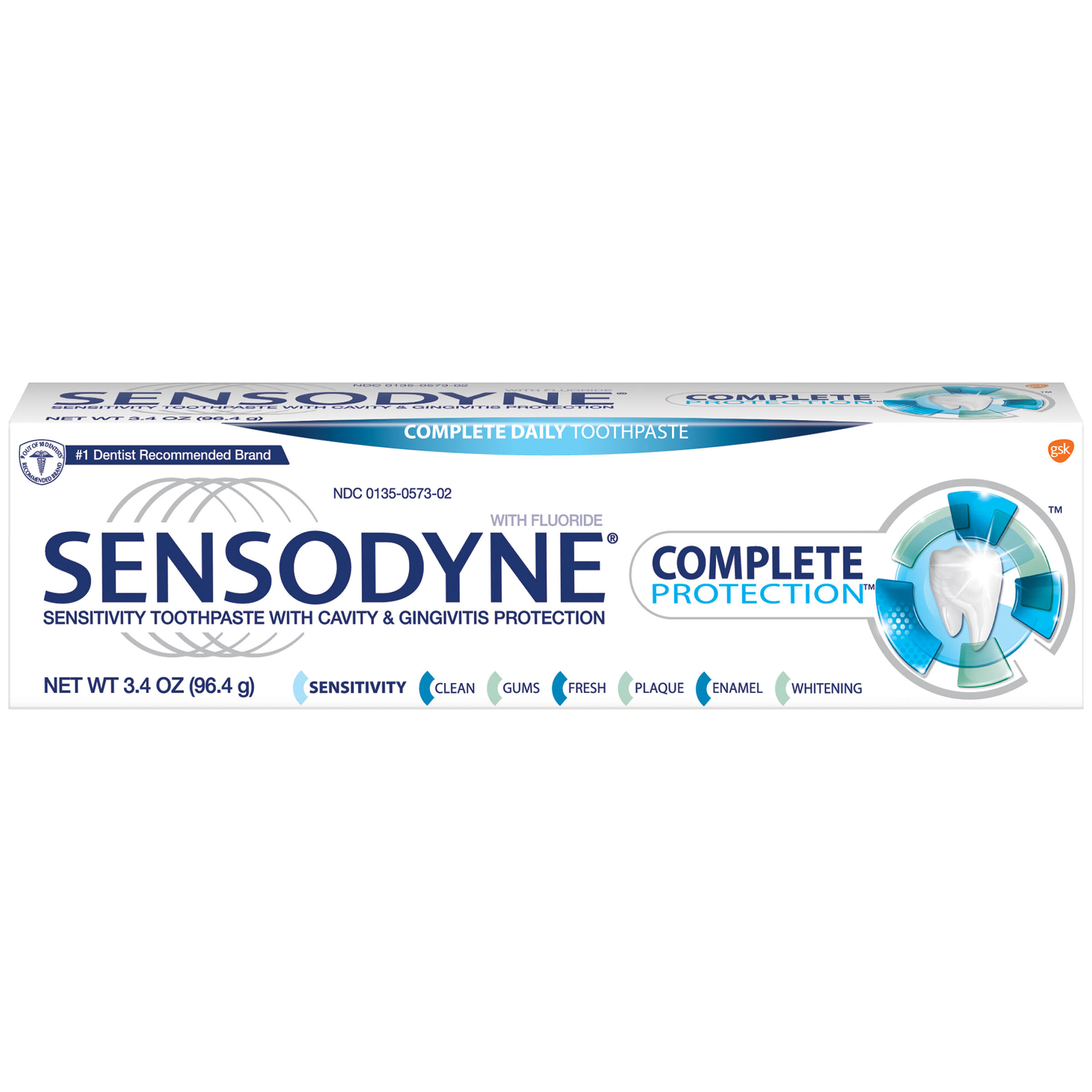 Sensodyne Complete Protection Toothpaste - 3.4oz
