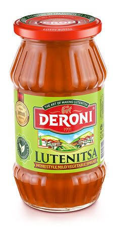 Deroni Lutenitsa Homestyle Mild Vegetable Spread - 18.3 Ounces - Parrot Coffee - Delivered by Mercato