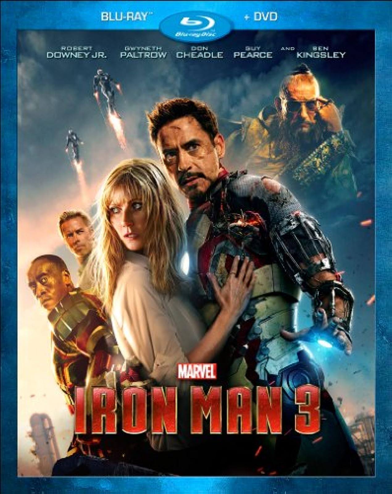 Iron Man 3 Blu-Ray Dvd
