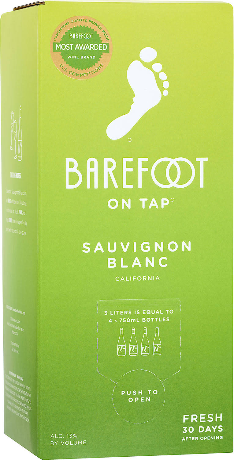 Barefoot on Tap Sauvignon Blanc 3000ml