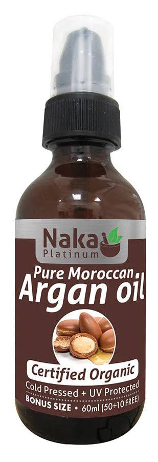 100% Pure Moroccan Argan Oil - 60ml Bonus Size