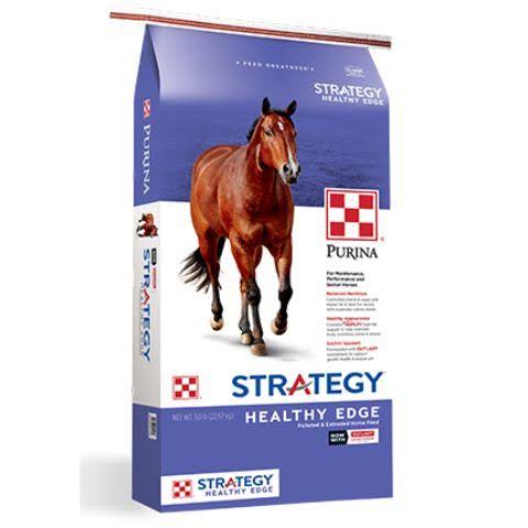 Purina Strategy Healthy Edge Horse Feed - 50 lb