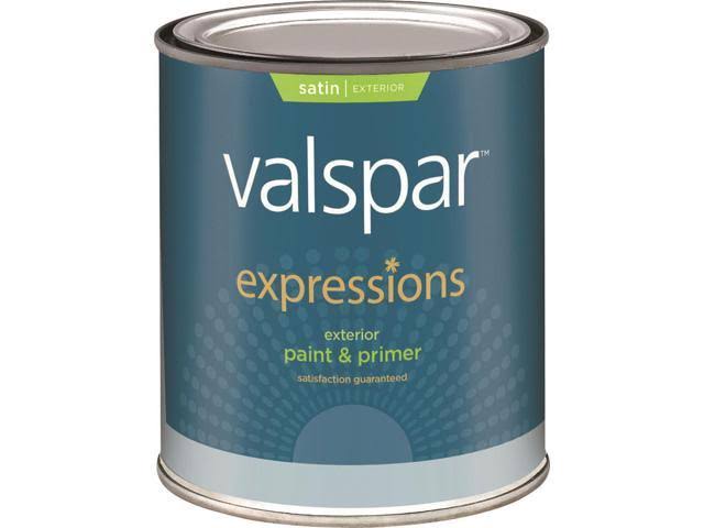 Valspar Expressions Exterior Paint and Primer - Satin White, 1qt