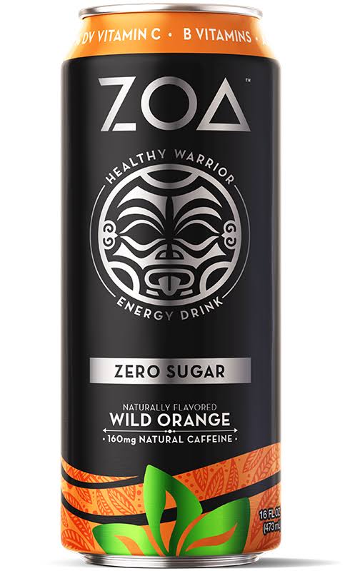 Zoa Energy Zero Sugar Wild Orange (16 oz)