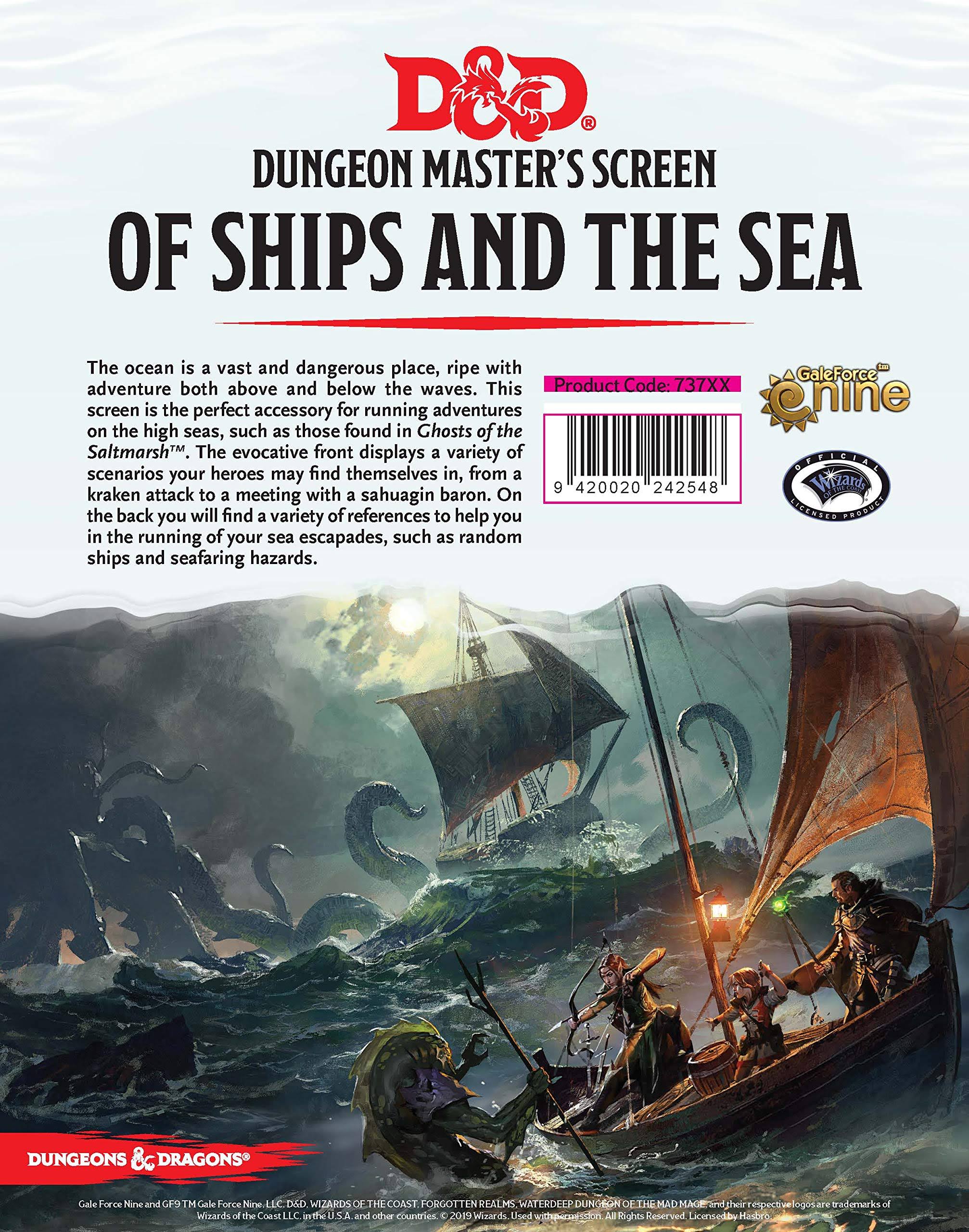 of Ships and The Sea DM Screen