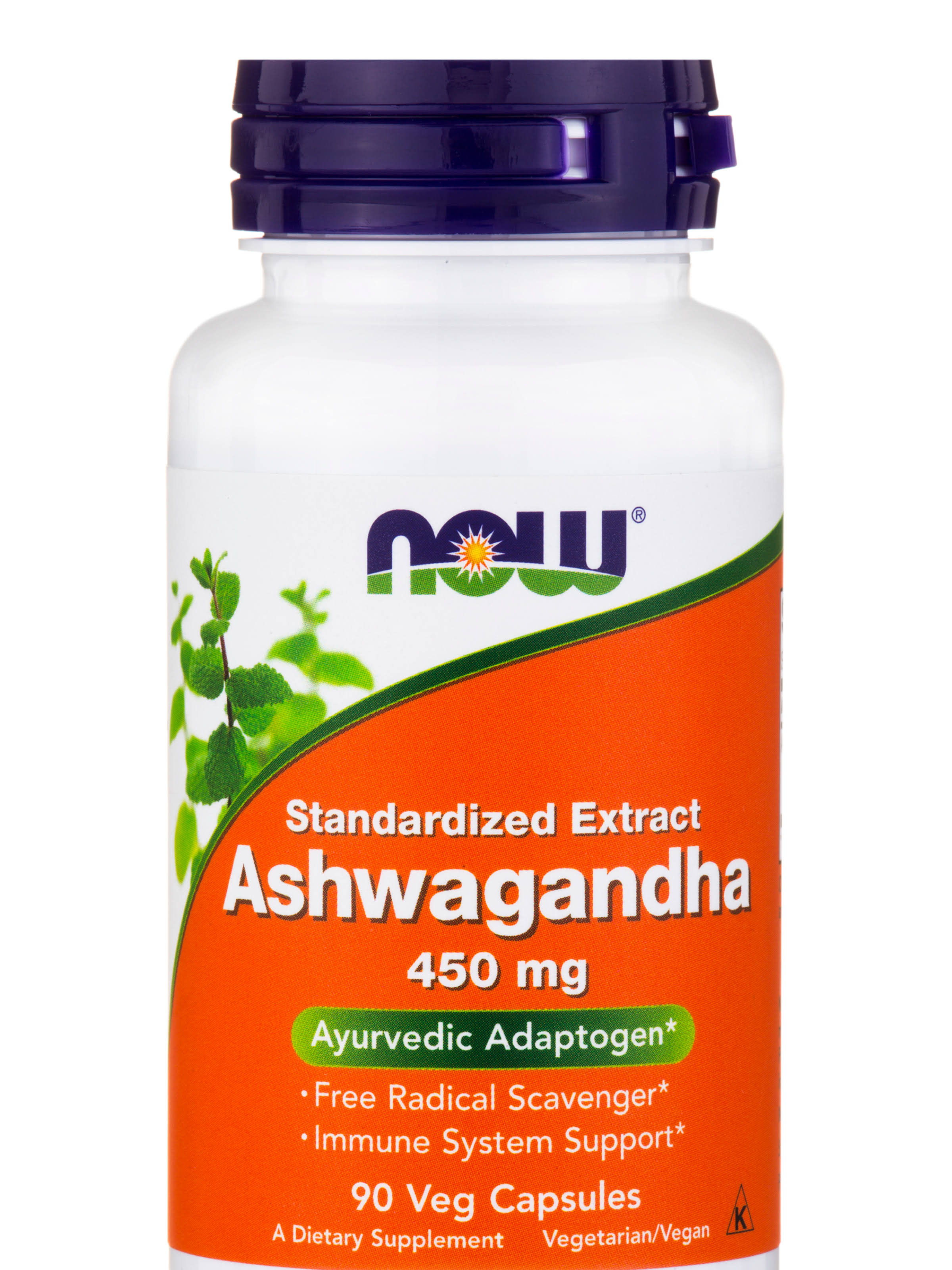 Now Foods Ashwagandha Extract 450mg Dietary Supplement - 90 Capsules