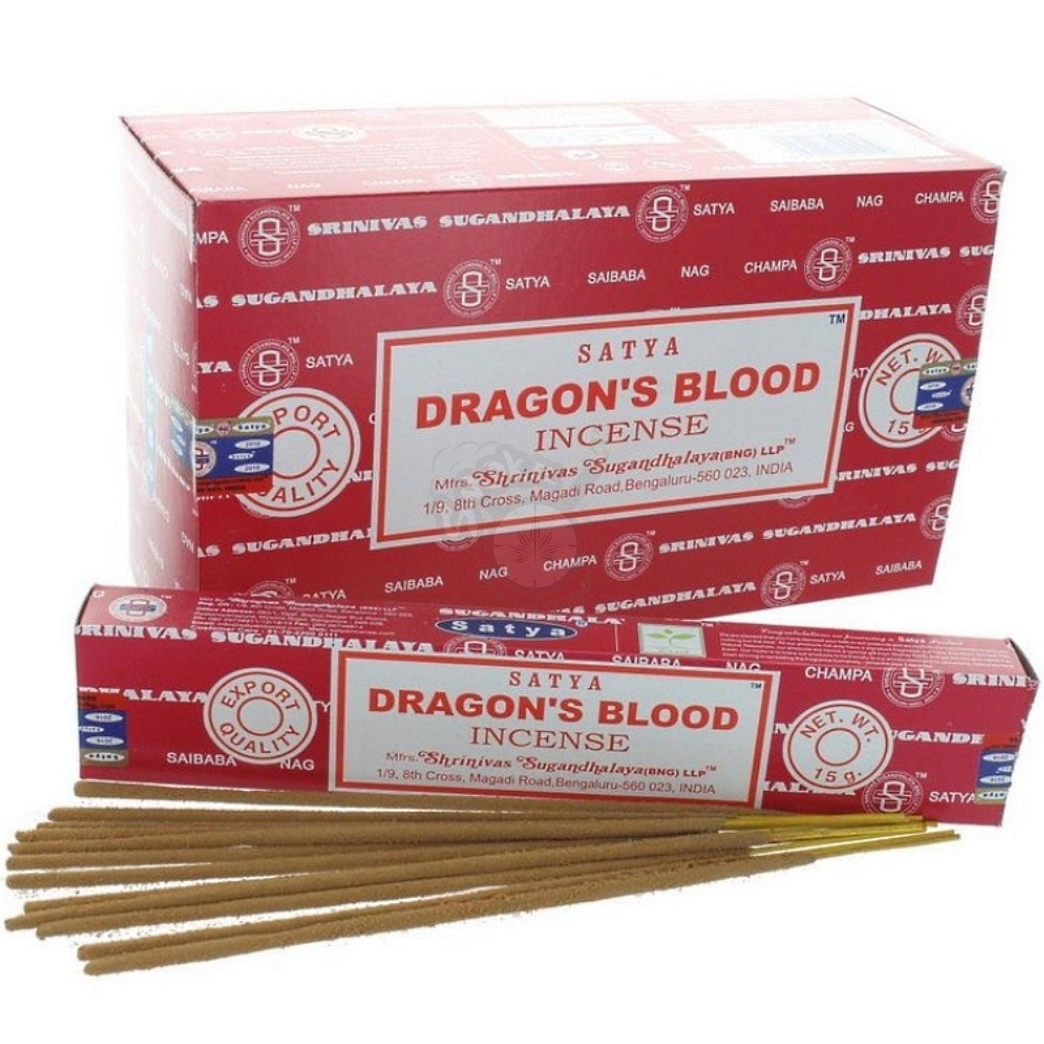 Satya Nag Champa Dragons Blood Incense Sticks - 15g
