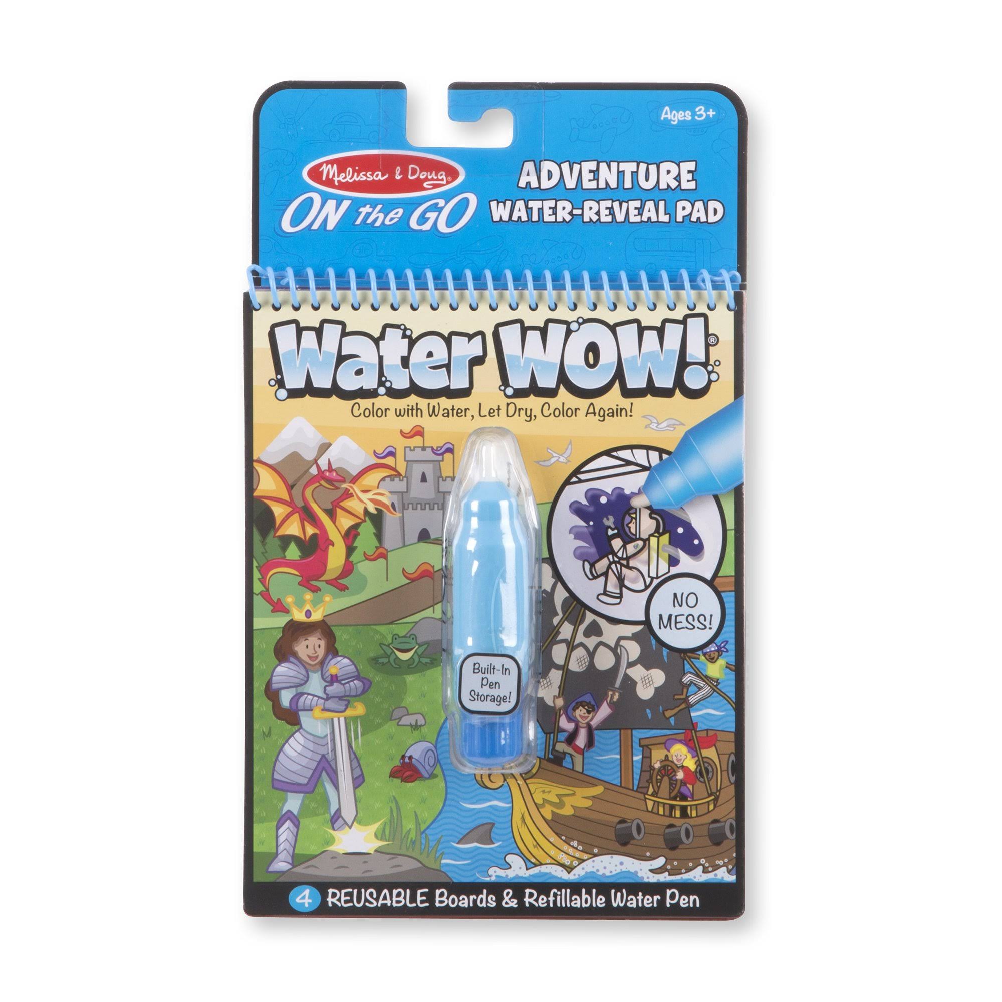 Melissa & Doug on The Go Water Wow! Reusable Water-Reveal Activity Pad - Adventure