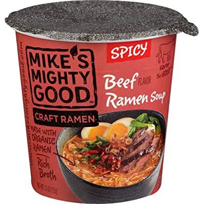Mikes Mighty Good Spicy Beef Ramen Cup, 1.8 Ounce