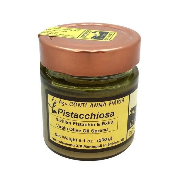 Il Colle Del Gusto Sicilian Pistachio Spread with Extra Virgin Olive Oil, 8.1 oz