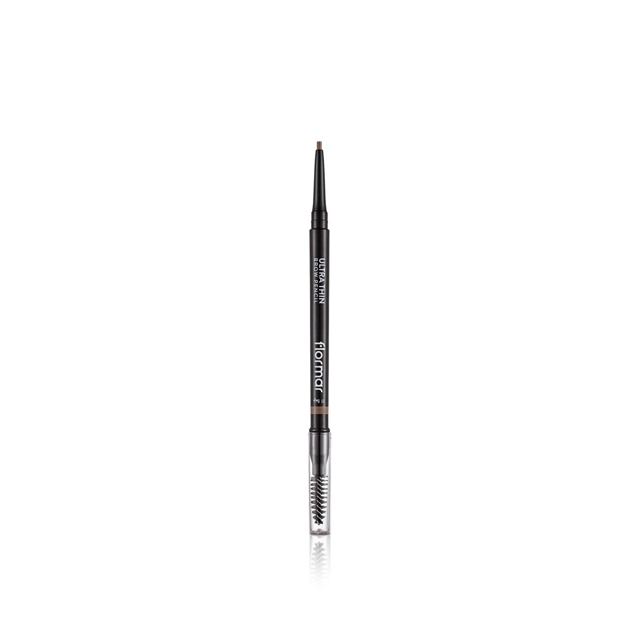 Flormar Ultra Thin Brow Pencil 01 Beige 0.14g