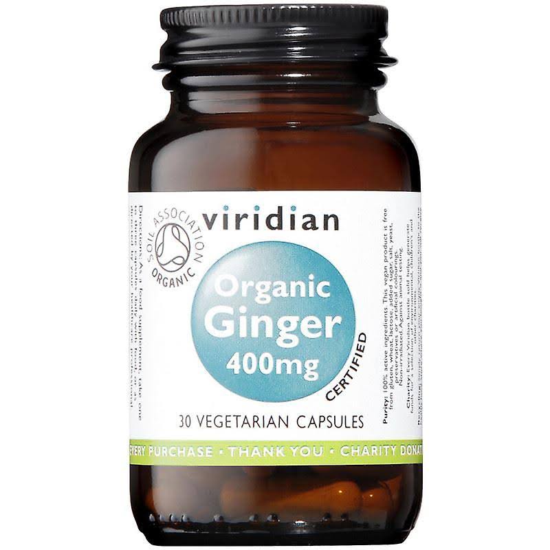 Viridian Organic Ginger - 30 Capsules