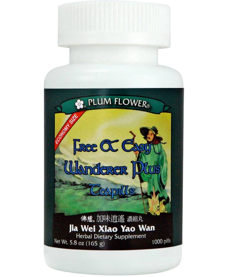 Plum Flower Free & Easy Wanderer Plus Teapills Economy Size - 1000 ct