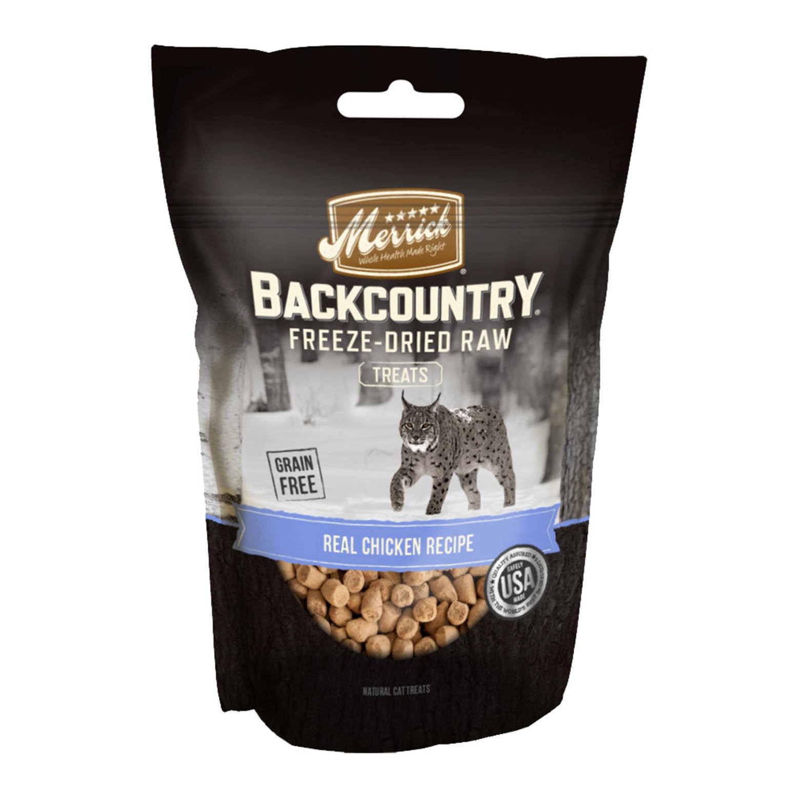 Merrick Backcountry Freeze Dried Raw Real Chicken Recipe Cat Treats - 1oz