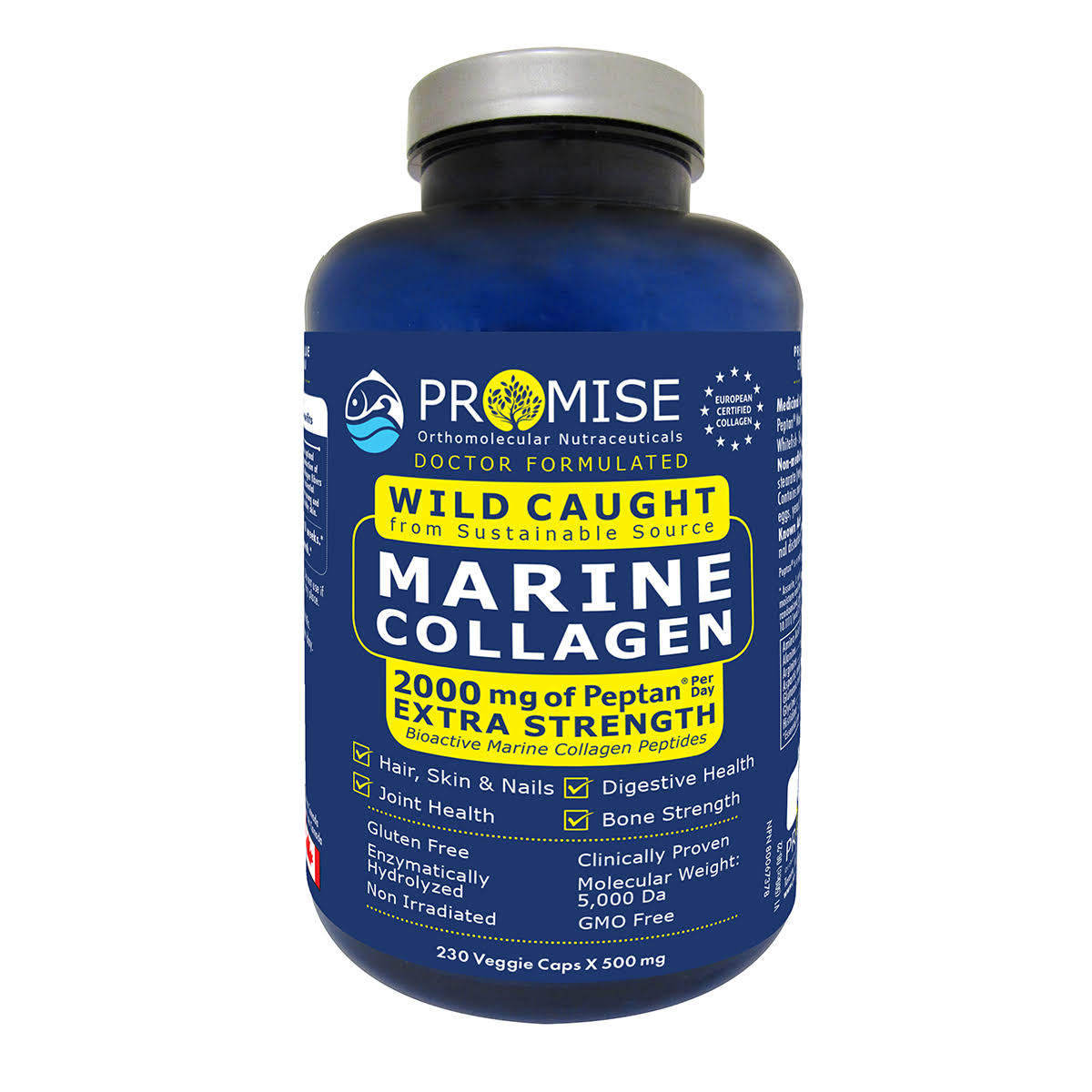 Promise Wild Caught Marine Collagen 500mg – 230 Vcaps
