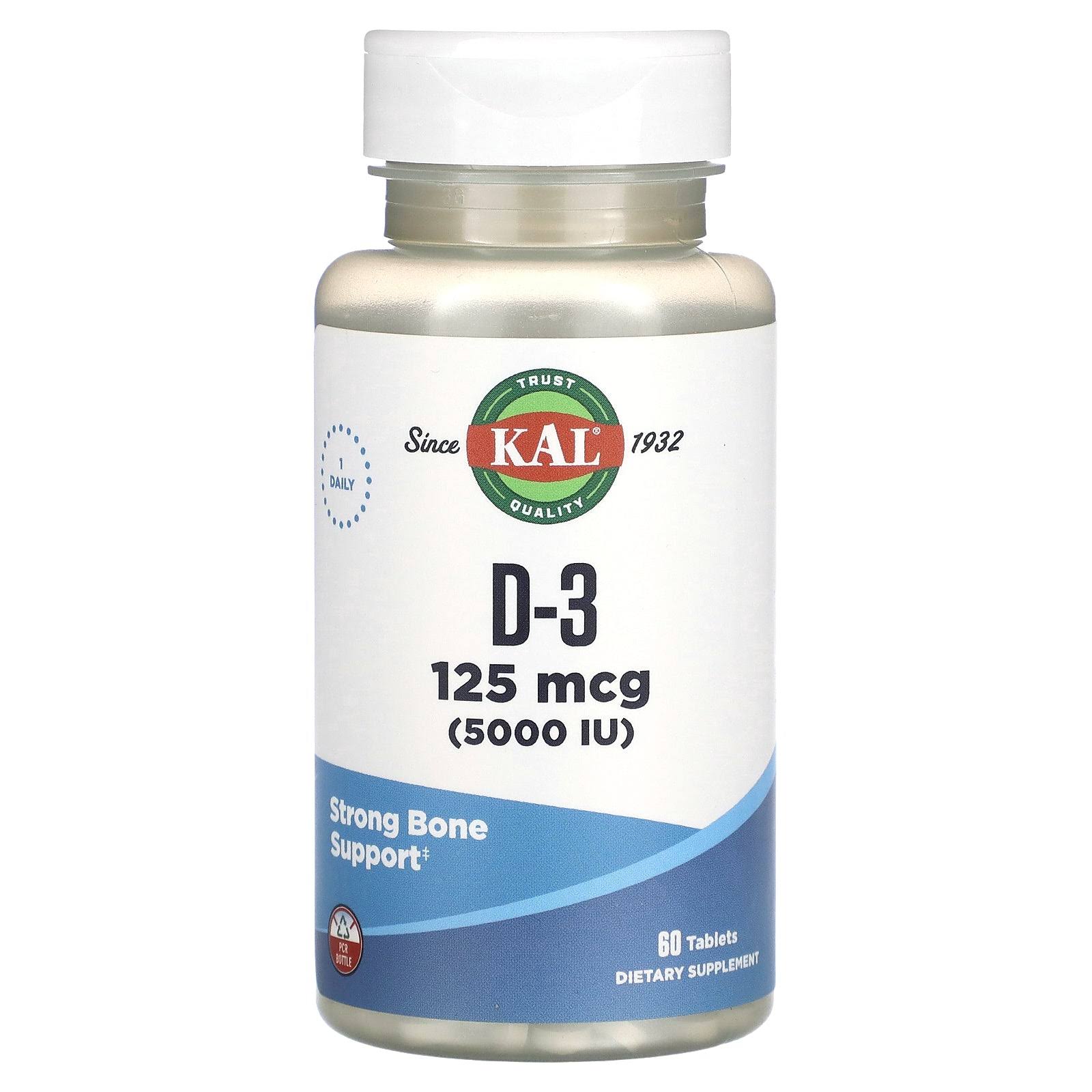 KAL Ultra D3 Supplement - 60 Tablets