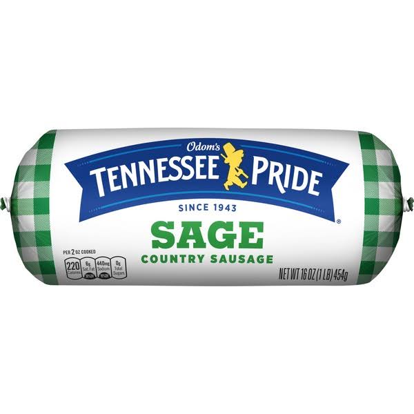 Odom's Tennessee Pride Country Sage Sausage Roll 16 oz