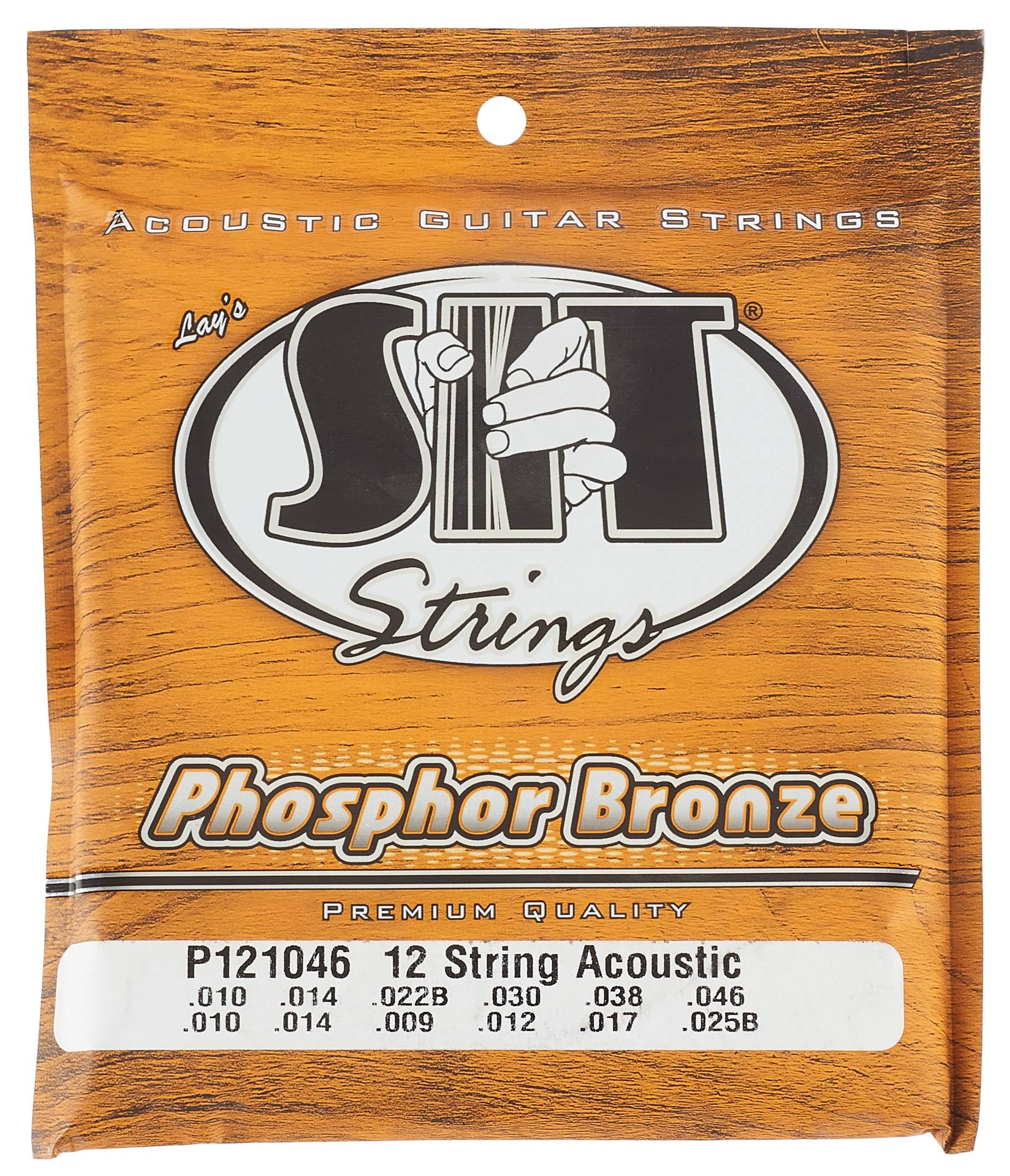 Sit P121046 12-String Phosphor Bronze Acoustic Guitar Strings 10 - 46