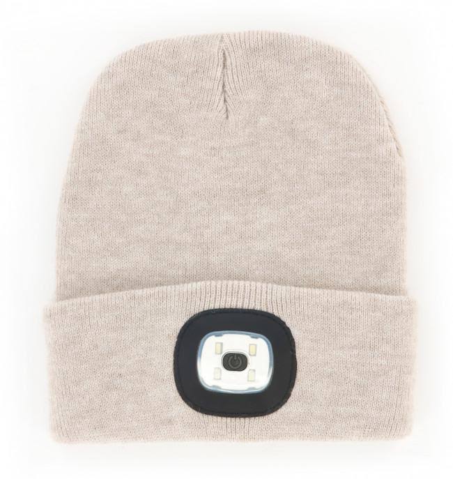 Brightside USB Rechargeable LED Toque Oatmeal