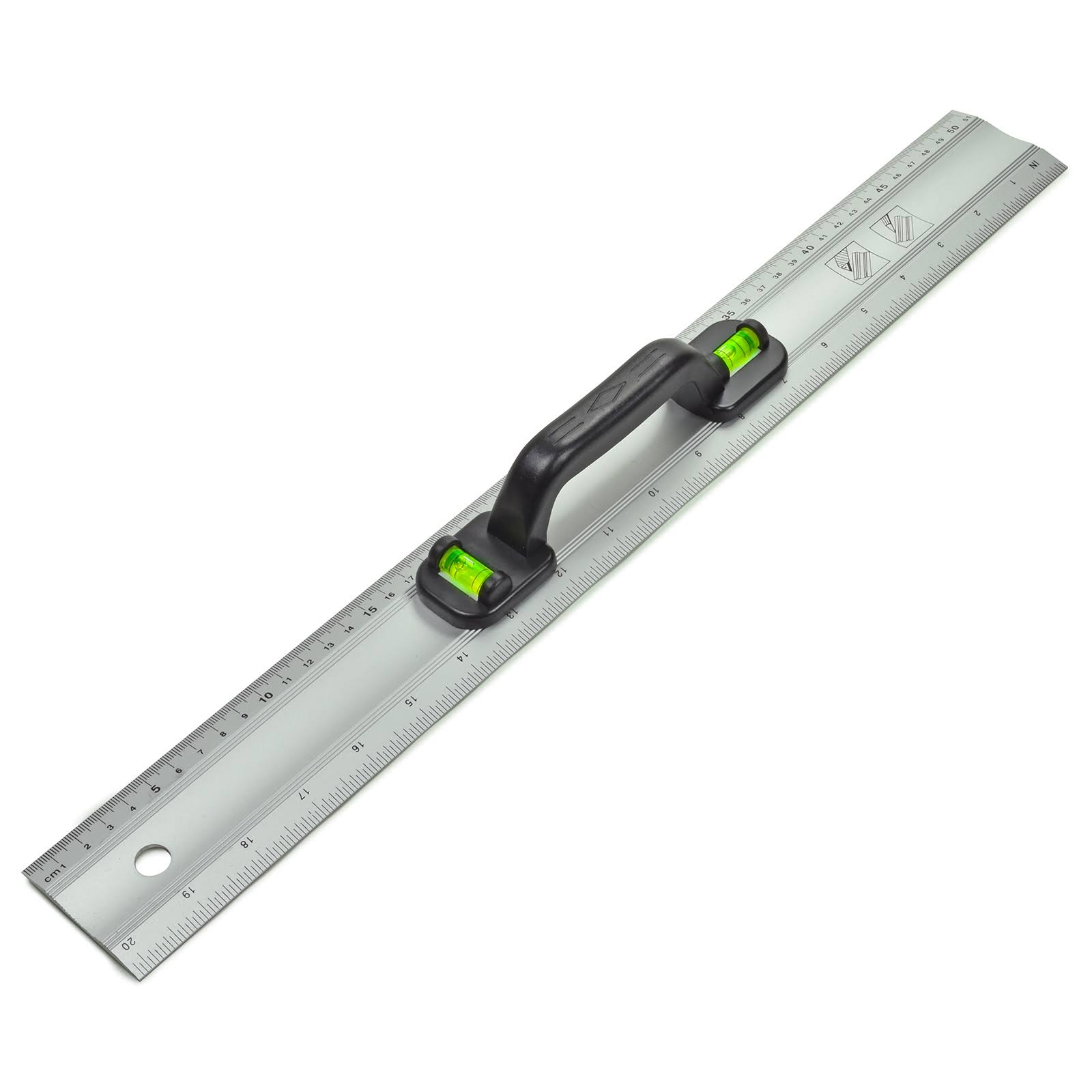 Micro-Mark 20" Ruler with Handle and Levels