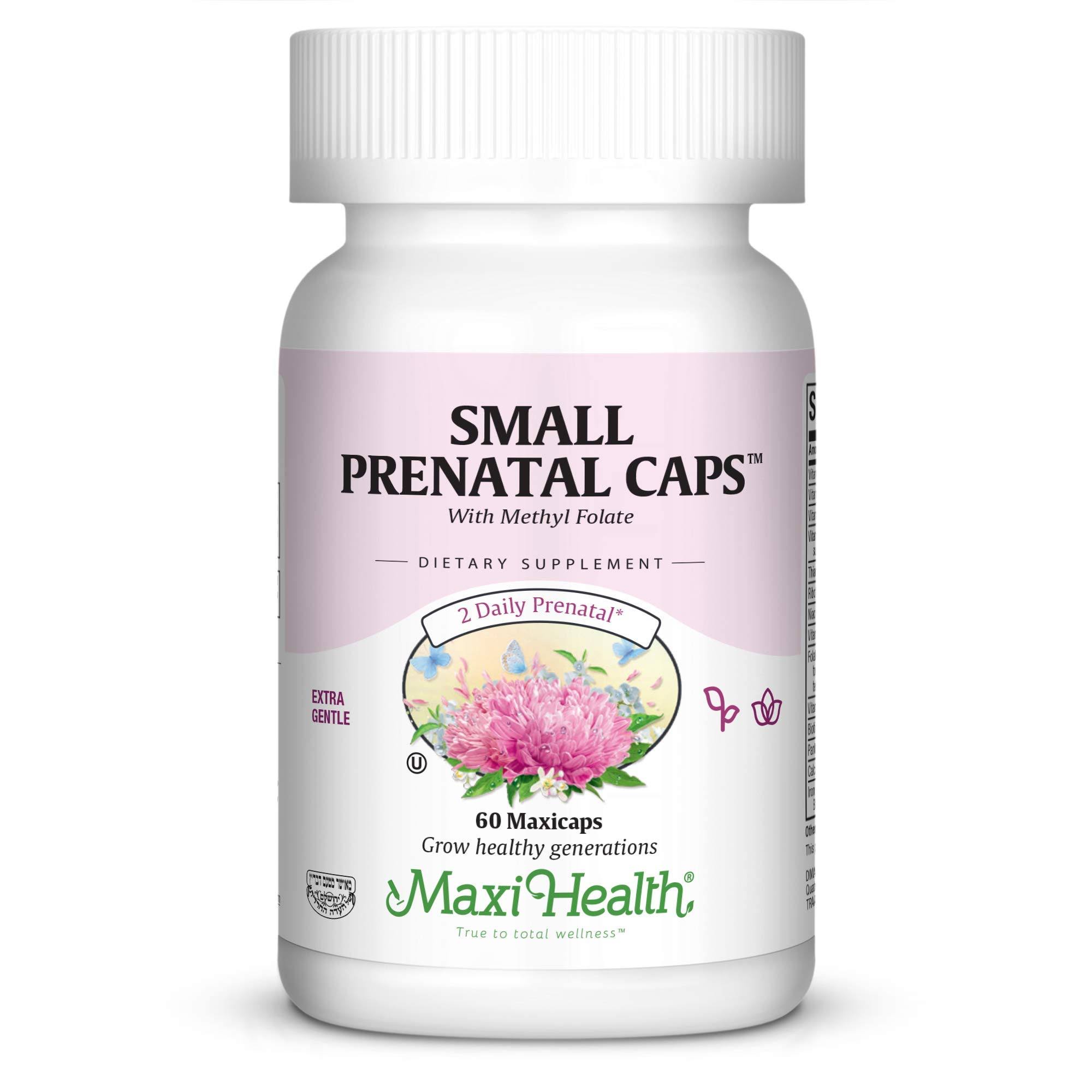 Maxi Small Prenatal Capsules with Methyl Folate 120 ct