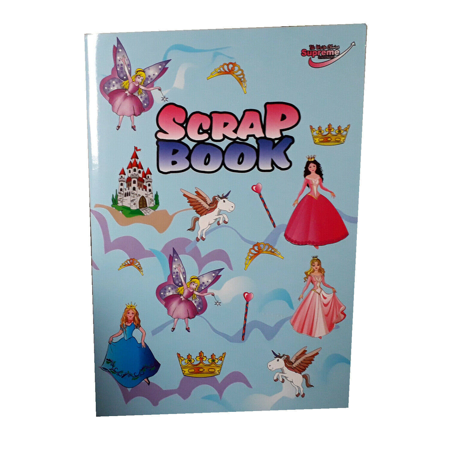Scrapbook 48 Coloured Pages 100 GSM for Art and Craft - 24 Sheets Size 9" x 13"