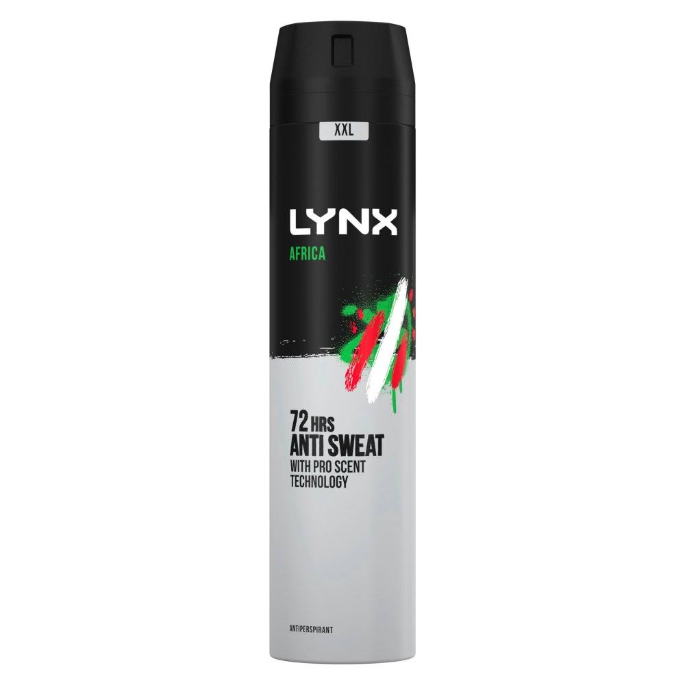 Lynx XXL Africa 48 Hour Dry Anti-Perspirant - 250ml