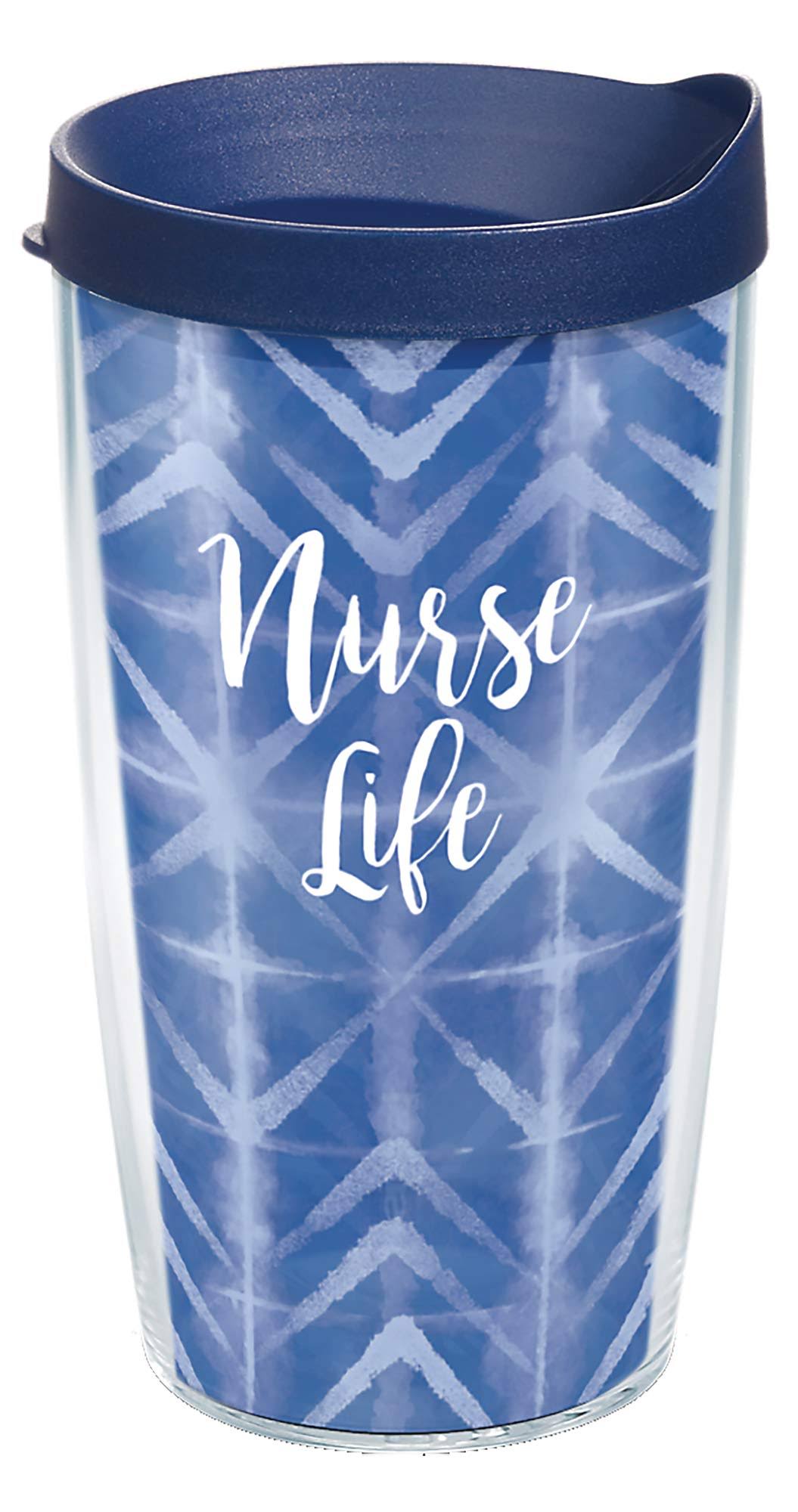 Tervis Nurse Life Made in USA Double Walled Insulated Tumbler, 16oz, Clear