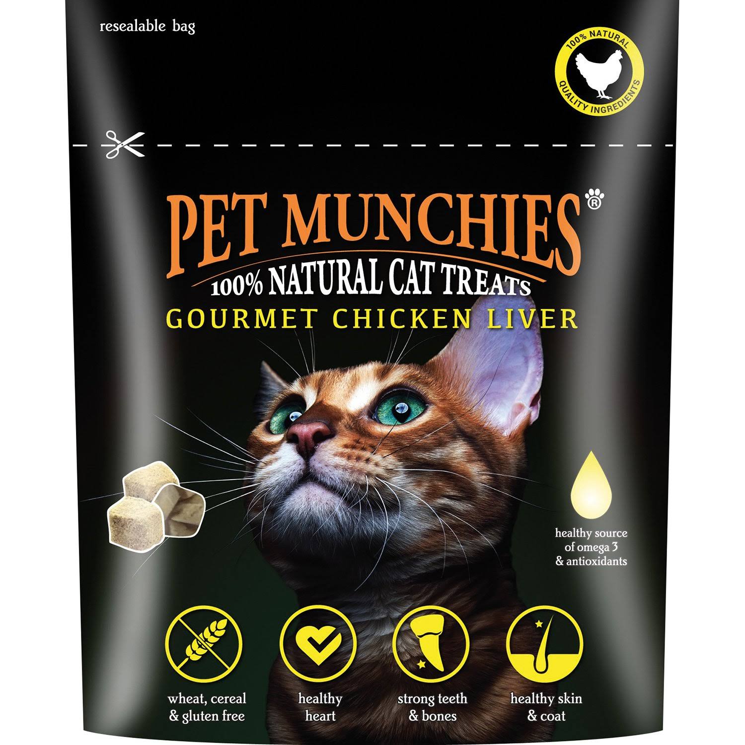 Pet Munchies 100% Natural Chicken Liver Treats For Cat