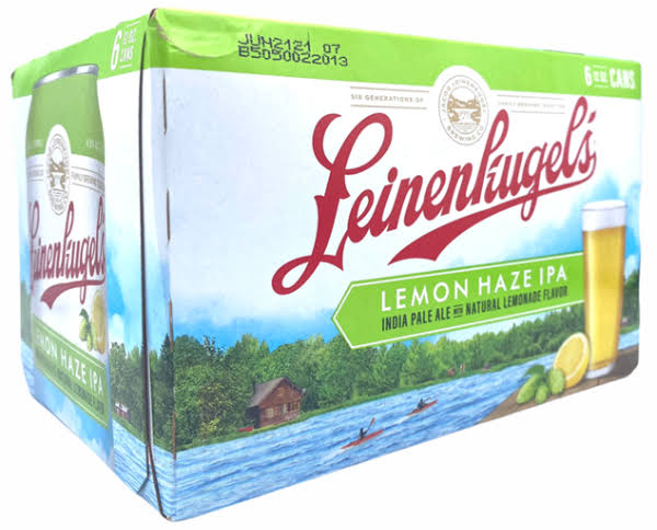 Leinenkugel's Beer, India Pale, Ale, Lemon Haze IPA - 6 pack, 12 oz cans
