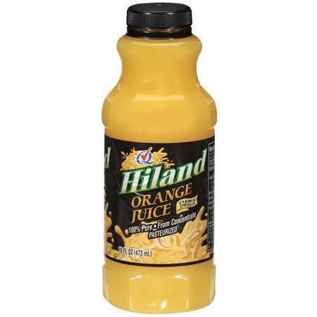 Hiland Orange Juice - 16oz