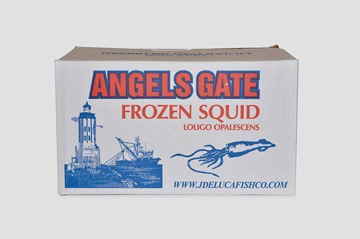 Packer Brand Angels Gate Frozen Squid - 1 Pound - Broward Meat and Fish Company - North Lauderdale - Delivered by Mercato