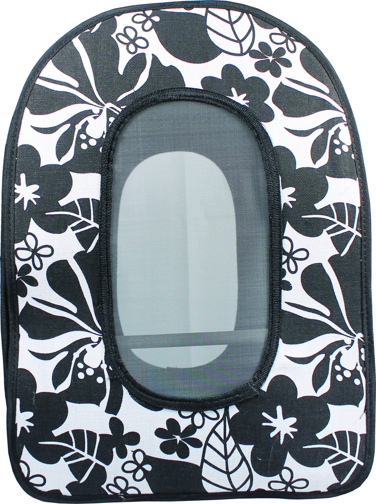 a and E Cage 001374 Happy Beaks Soft Sided Bird Travel Carrier - Black, 13.5" x 9" x 18.5"