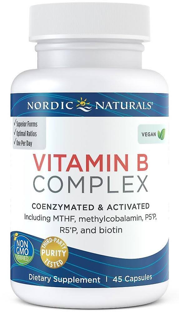 Nordic Naturals Vitamin B Complex - 45 Capsules