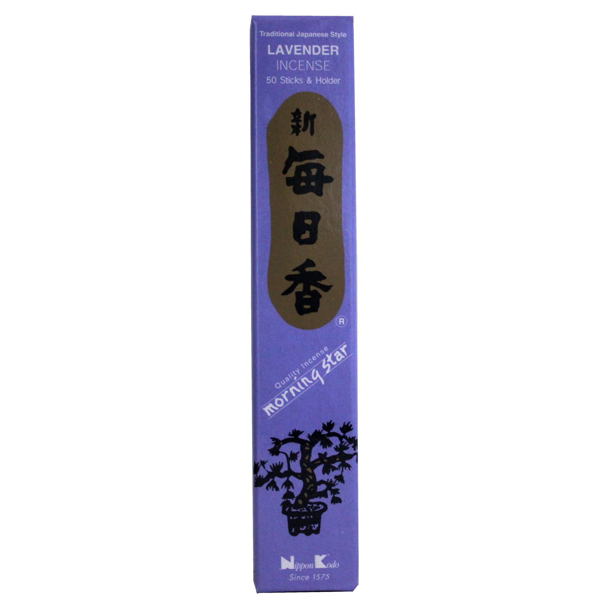Morning Star Nippon Incense - Lavender Scent, 50 Sticks