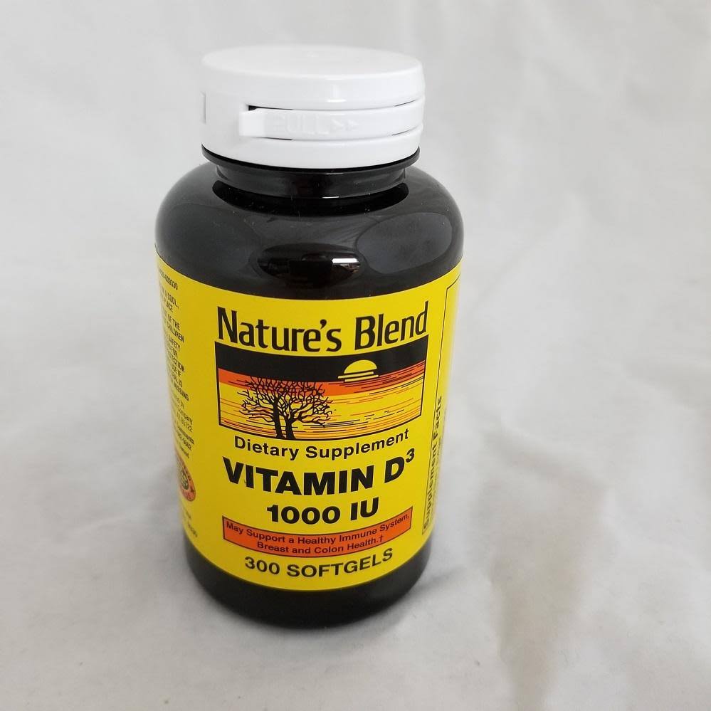 Nature's Blend Vitamin D3 Tablets, 1,000IU, 300ct 079854093308A885 | General