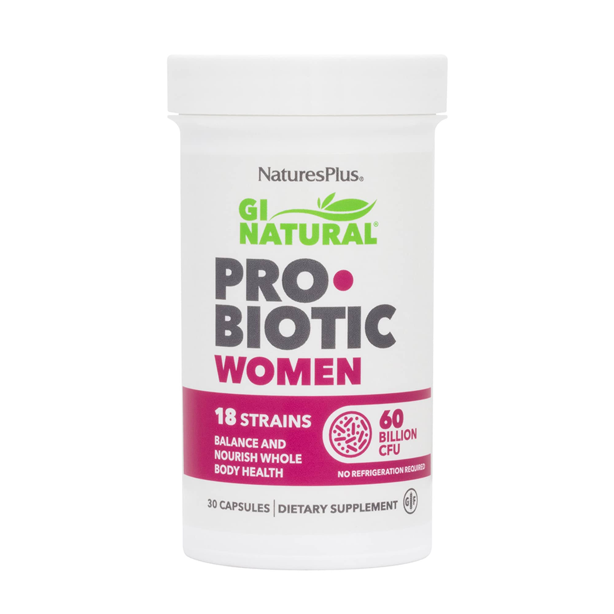 Nature's Plus GI Natural Probiotic Women - 30 Capsules