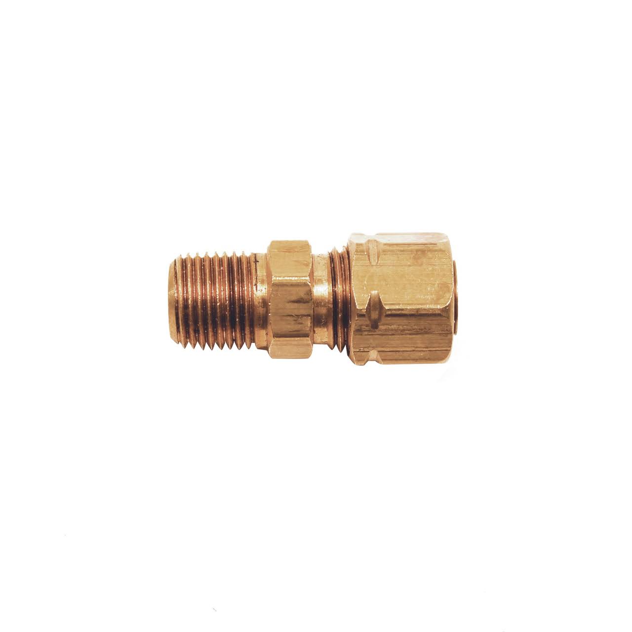 Bennett Marine Connector Fitting, 1/8" Pipe to 1/4" Tube VP1146