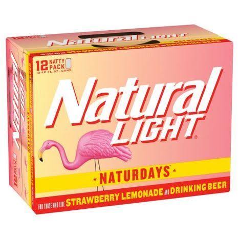 Natural Light Naturdays Beer, 12 Natty Pack - 12 pack, 12 fl oz cans