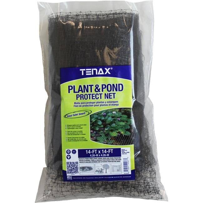 Tenax 2A160066 14 x 14 ft. Plant & Pond Protect Net, Black