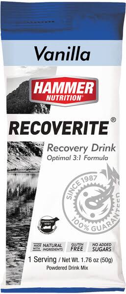Hammer Nutrition Recoverite Recovery Drink Mix - Vanilla, 12 pk
